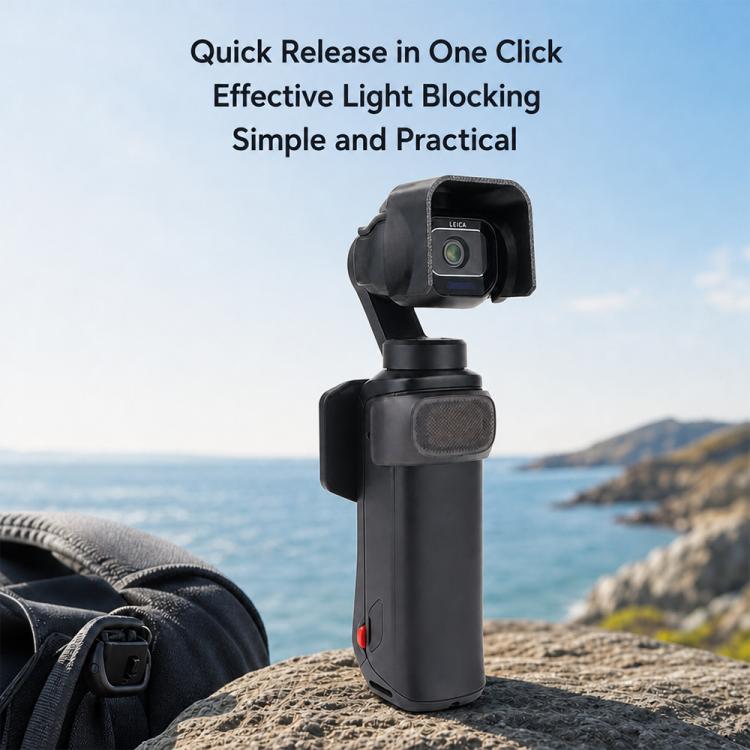 Camera Lens Hood Anti-Glare Sunshade, Lightweight Version, For Insta360 Luna Pro
