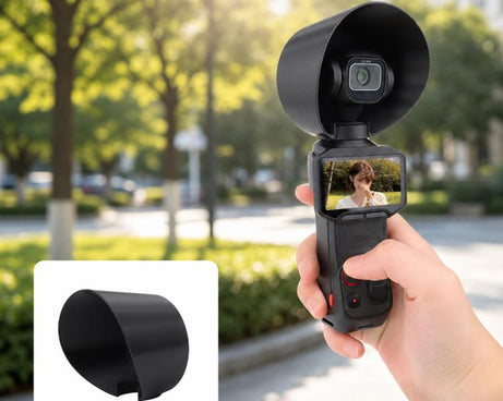 Camera Lens Hood Anti-Glare Sunshade, For Insta360 Luna Pro
