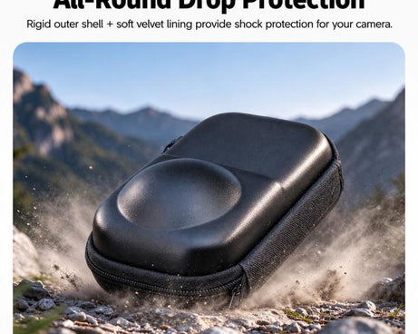 PU Hard Shell Carrying Storage Bag, For Insta360 X6