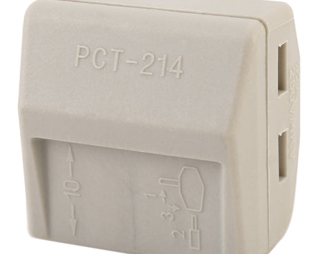 10 PCS 4 Port PCT Series Architectural Wiring Connector LED Lamp Conductor Distributor Junction Box Wire Joint, 4 Port