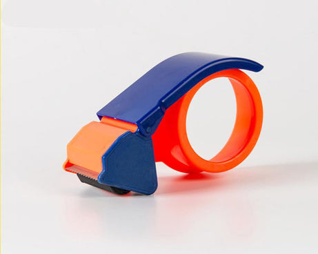 Handheld packaging tape dispenser for easy sealing