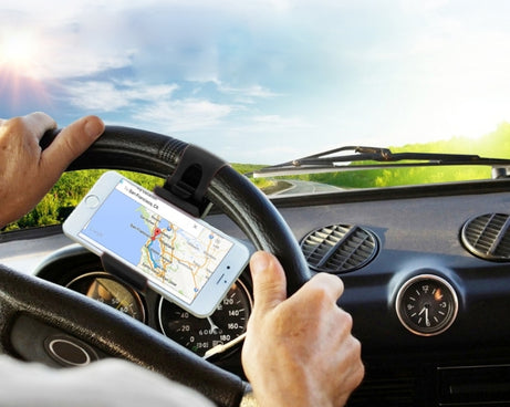 HAWEEL Universal Car Steering Wheel Phone Mount Holder