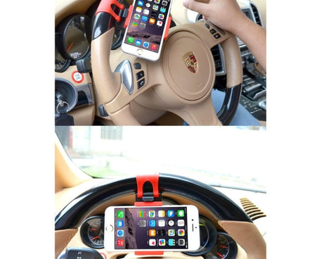 HAWEEL Universal Car Steering Wheel Phone Mount Holder