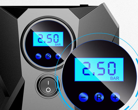 Digital air compressor pump for car tire inflation