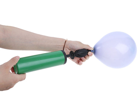 Pump for foil balloons and inflatable toys.
