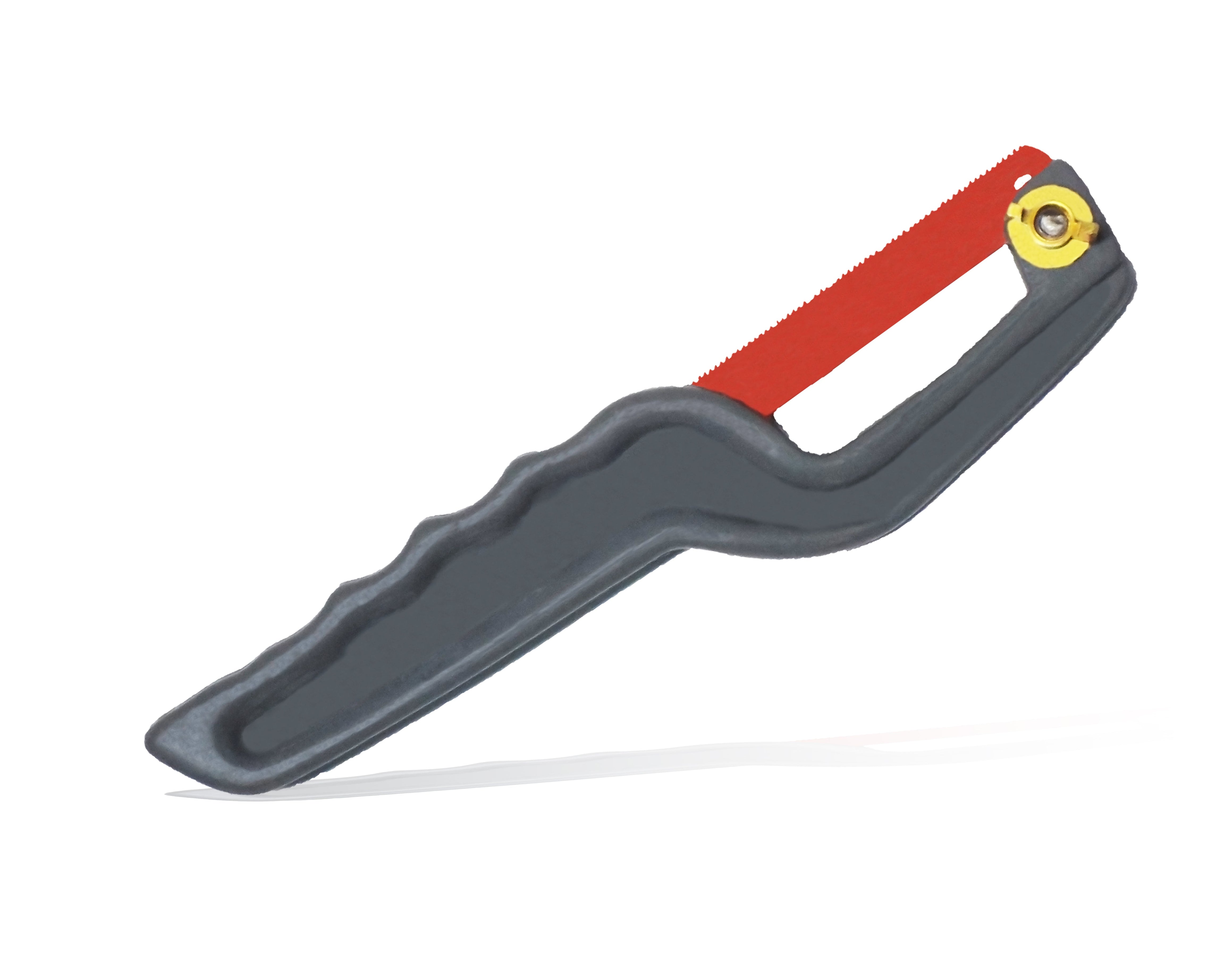 Handheld metal hacksaw with compact design