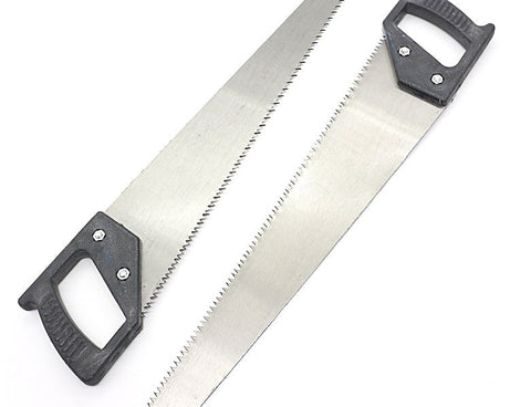 Hand saw with 450mm hardened steel blades.