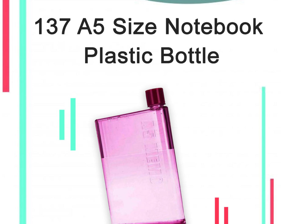 A5 Size Notebook Plastic Bottle (Any Color)