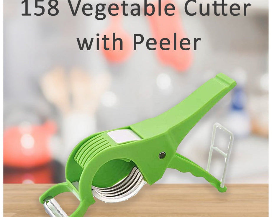Vegetable peeler and cutter in one
