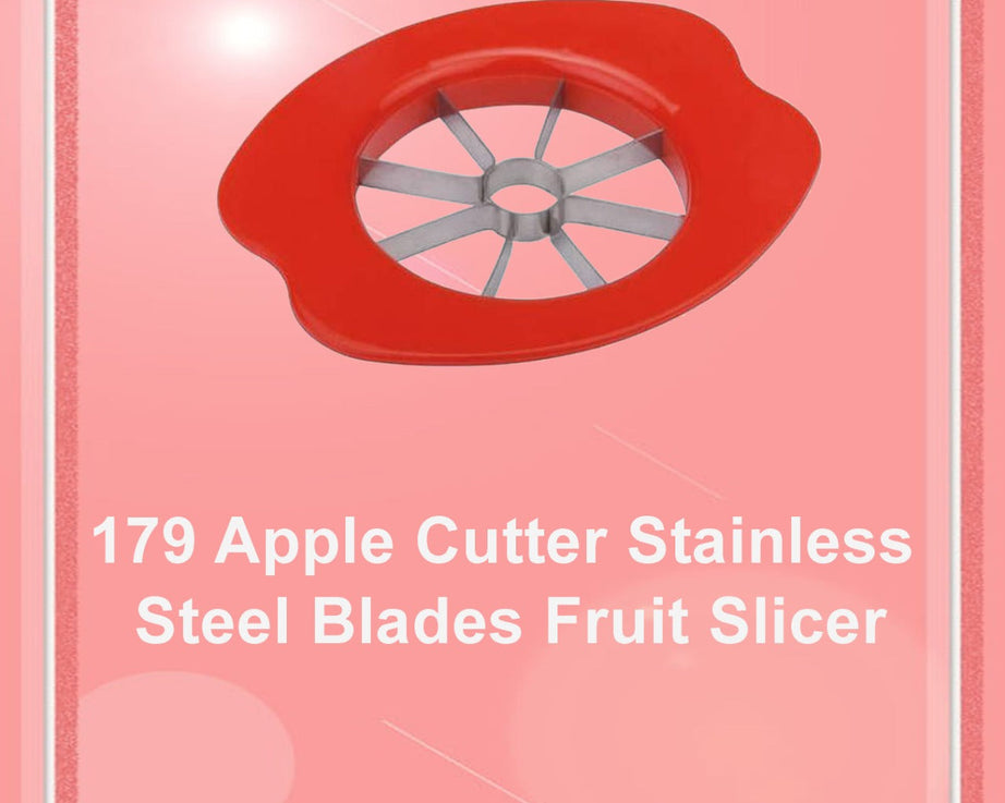 Fruit slicer with stainless steel design