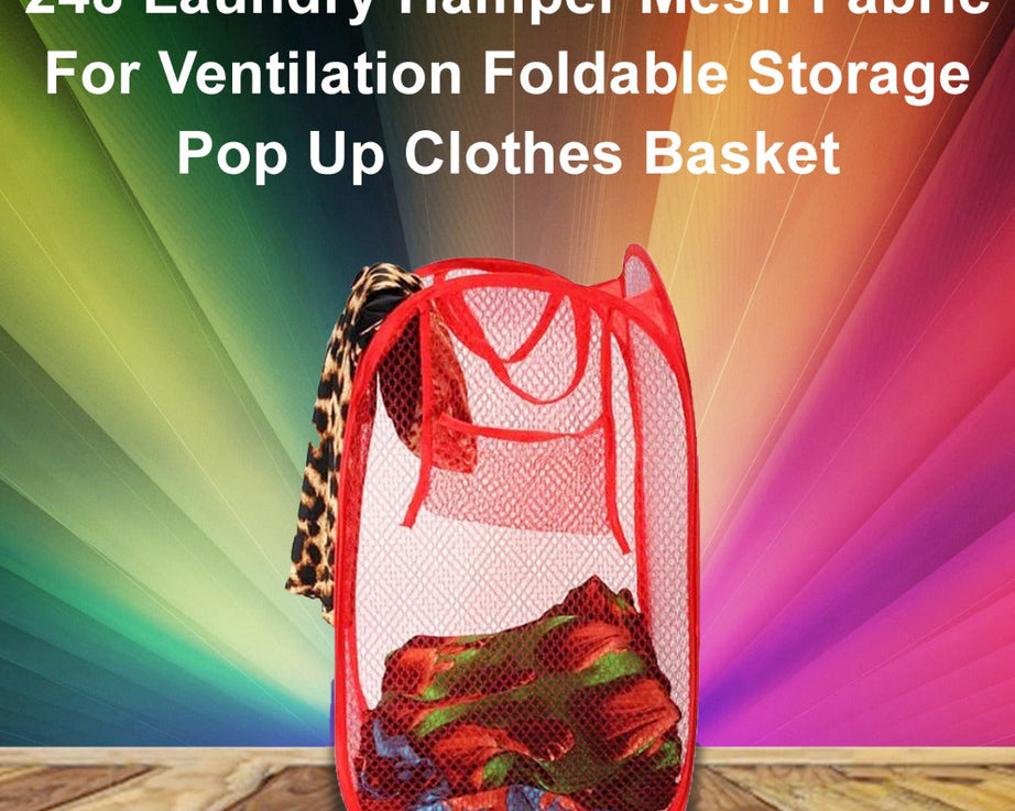Foldable storage laundry basket