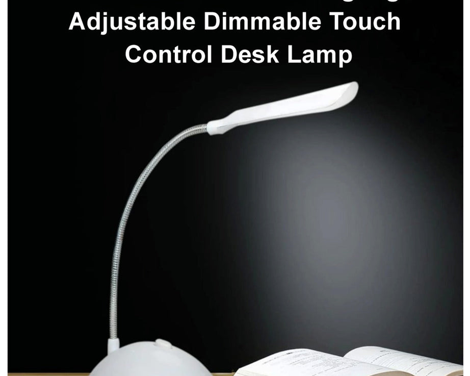 Portable desk lamp with touch control