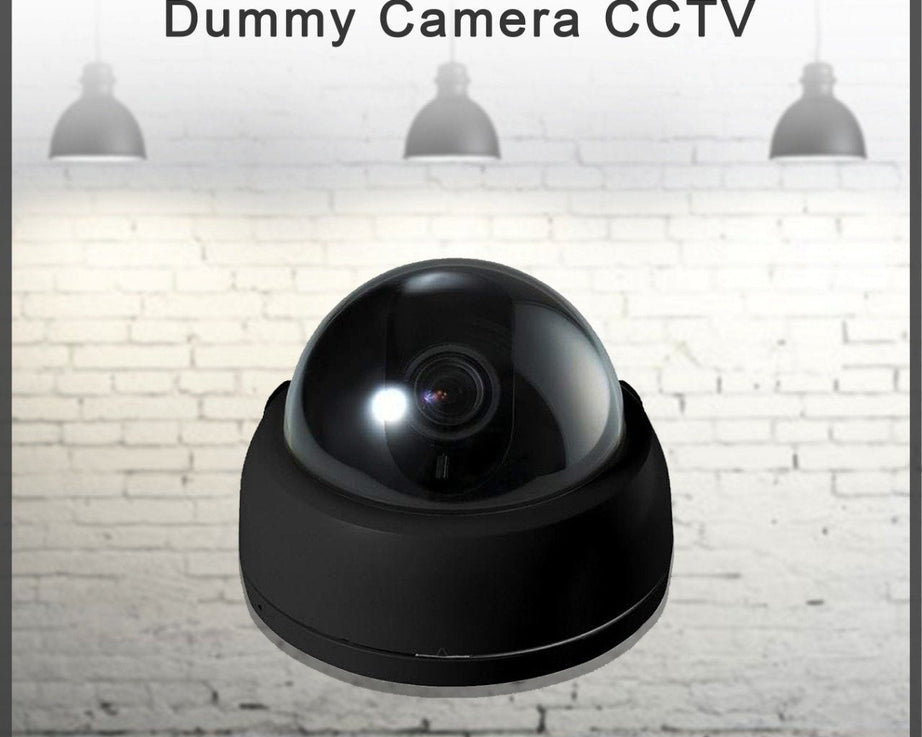 Dummy camera installed on a wall for security decoration