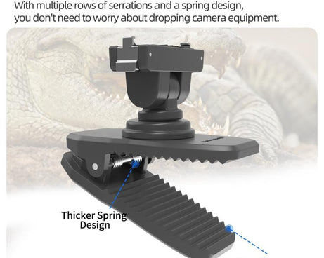 For Insta360 GO Ultra Sunnylife Magnetic Quick-Release Backpack Clip Action Camera Clamp Vertical-Horizontal Mount, For Insta360 GO Ultra