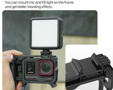 Sunnylife 2-in-1 Detachable Protective Frame & Street Photography Handle for Insta360 Ace Pro 2 / 1