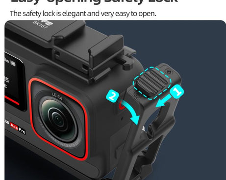 Sunnylife 2-in-1 Detachable Protective Frame & Street Photography Handle for Insta360 Ace Pro 2 / 1