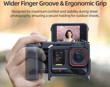 Sunnylife 2-in-1 Detachable Protective Frame & Street Photography Handle for Insta360 Ace Pro 2 / 1