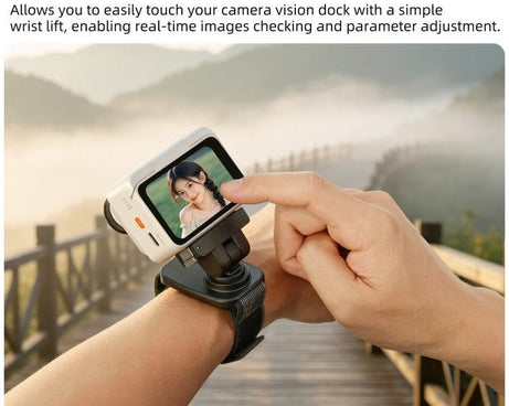 For Insta360 GO Ultra Sunnylife Magnetic Quick-Release Wrist Strap Adjustable Wristband Expansion Band Bicycle Strap Cat Collar, For Insta360 GO Ultra