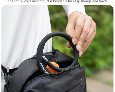 Sunnylife Magnetic POV Neck Mount Hand Free Video Vlog Neck Adjustable Selfie Holder with Body Strap For Insta360 GO Ultra, For Insta360 GO Ultra