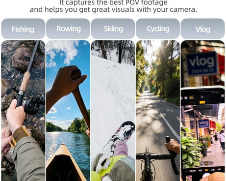 Sunnylife Magnetic POV Neck Mount Hand Free Video Vlog Neck Adjustable Selfie Holder with Body Strap For Insta360 GO Ultra, For Insta360 GO Ultra
