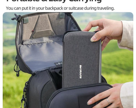For Insta360 X6 Sunnylife Portable Carrying Protective Bag Essentials Bundle Case, Essentials Bundle Bag
