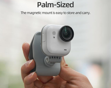 For Insta360 GO Ultra Sunnylife Magnetic Car Sun Visor Mount Action Camera Holder 360 Rotating 180 Tilt Sun Visor Holder