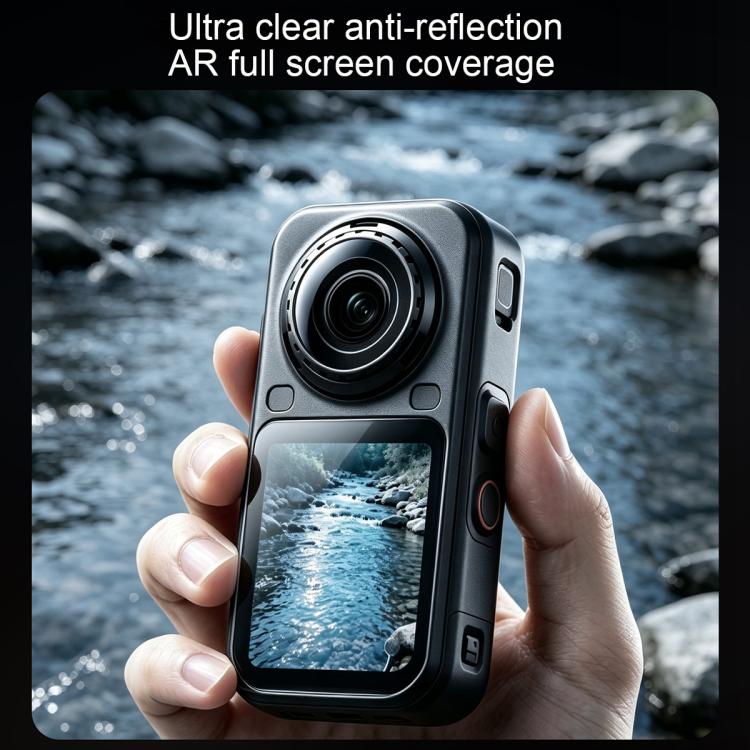For Insta360 X6 AR Anti-reflective HD Screen Tempered Glass Film