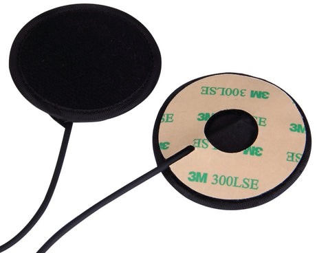 2 Pin PTT Adjustable Volume Motorcycle Helmet Headset Microphone for BAOFENG Radio Walkie Talkie