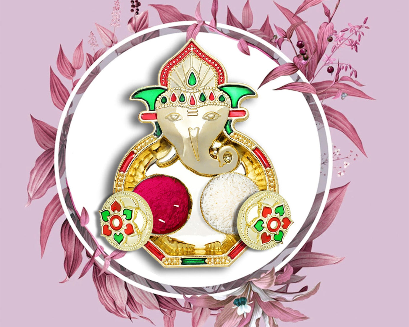 Special Puja Thali, Kumkum Thali Holder, Pooja Return Gift Diwali