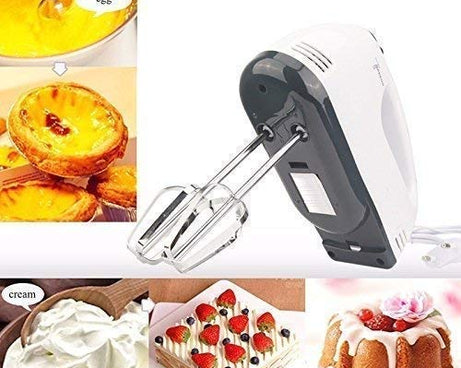 Compact hand electric mixer for whipping and mixing