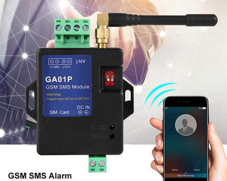 GA01P Mini Smart Power-off 2G GSM SMS Phone Alarm Module, GA01P