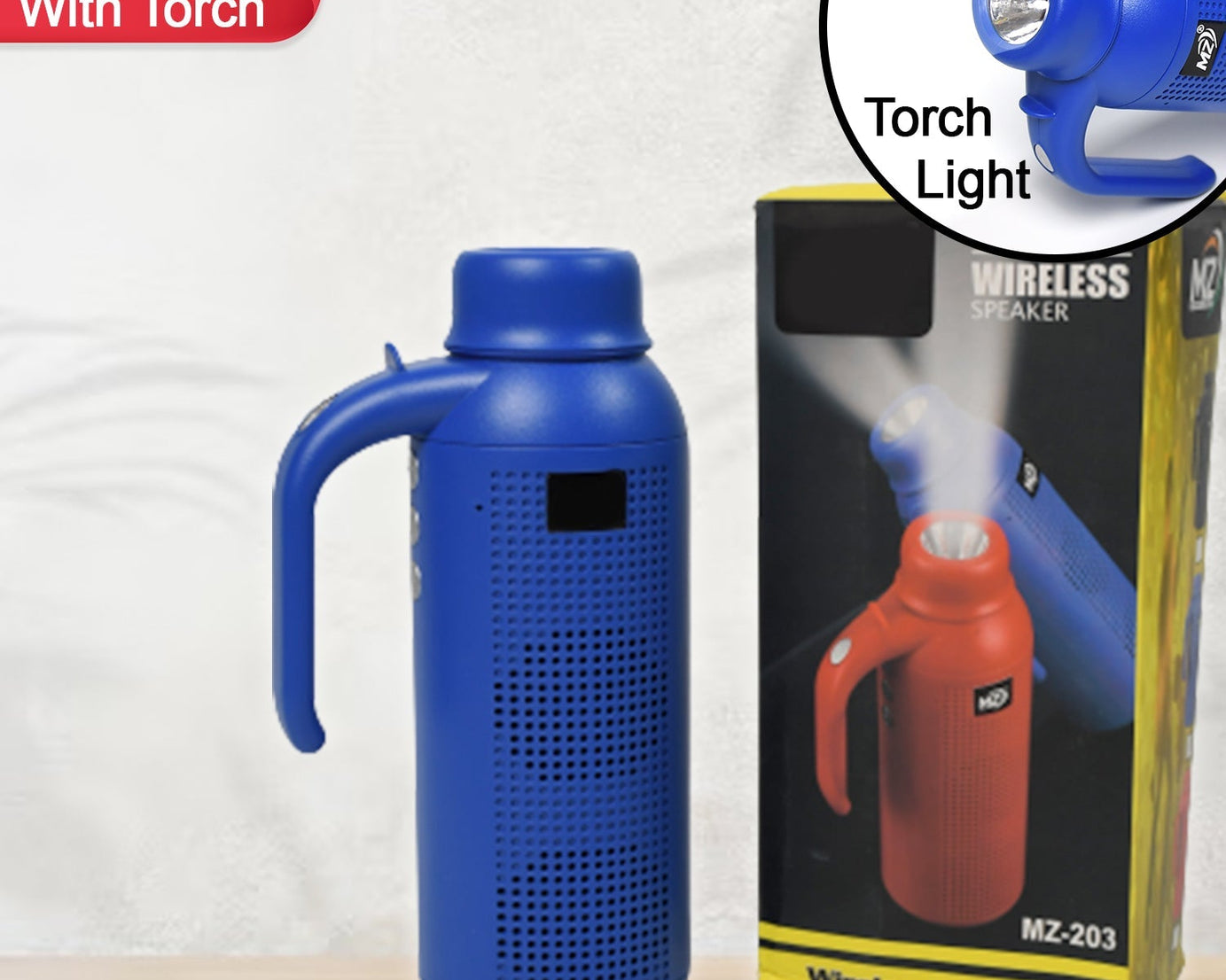 Bluetooth speaker with night light