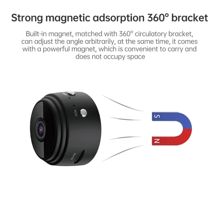 A9 720P Wifi Wireless Network Camera Wide-angle Recorder, A9 720P (Black), A9 720P (White)