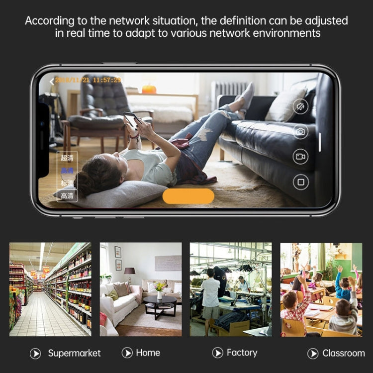 A9 720P Wifi Wireless Network Camera Wide-angle Recorder, A9 720P (Black), A9 720P (White)