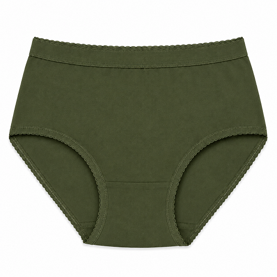 Women’s Outer Elastic Cotton Panties Pack of 6 | 100% Combed Cotton Full Coverage Briefs for Women | Soft Breathable Ladies Underwear | Stretchable OE Waistband | Plain Daily Wear Panties