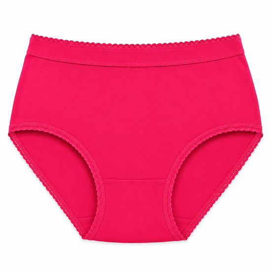 Women’s Outer Elastic Cotton Panties Pack of 6 | 100% Combed Cotton Full Coverage Briefs for Women | Soft Breathable Ladies Underwear | Stretchable OE Waistband | Plain Daily Wear Panties