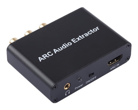 192KHz ARC Audio Extractor HDMI ARC to SPDIF + Coaxial + L/R Converter Audio Return Channel Adapter, 192KHz ARC