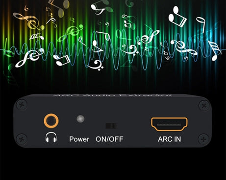 192KHz ARC Audio Extractor HDMI ARC to SPDIF + Coaxial + L/R Converter Audio Return Channel Adapter, 192KHz ARC