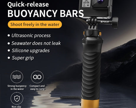 PULUZ Magnetic Quick Release Floating Handle Hand Grip