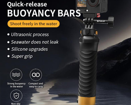 PULUZ Magnetic Quick Release Floating Handle Hand Grip, Floating Grip