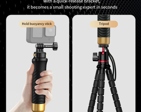 PULUZ Magnetic Quick Release Floating Handle Hand Grip