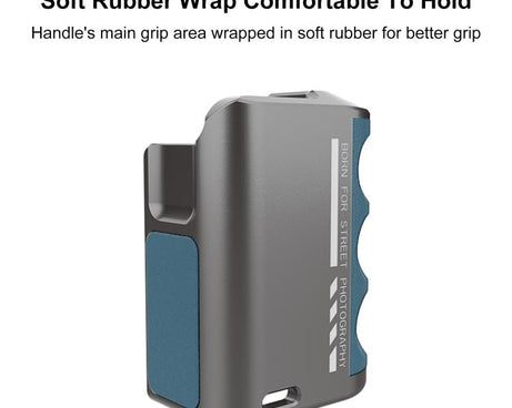 For DJI Osmo Action 5 Pro / 4 / 3 PULUZ Metal Camera Cage Expansion Adapter with Handle Grip