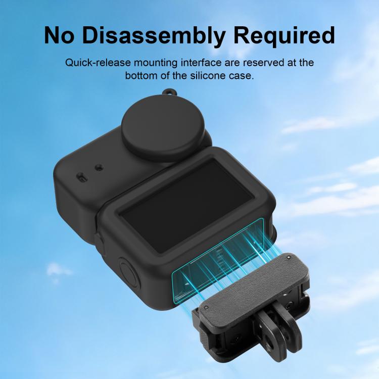 For DJI Osmo Nano Transmission Module & Lens & Body 3 in 1 Silicone Protective Cover