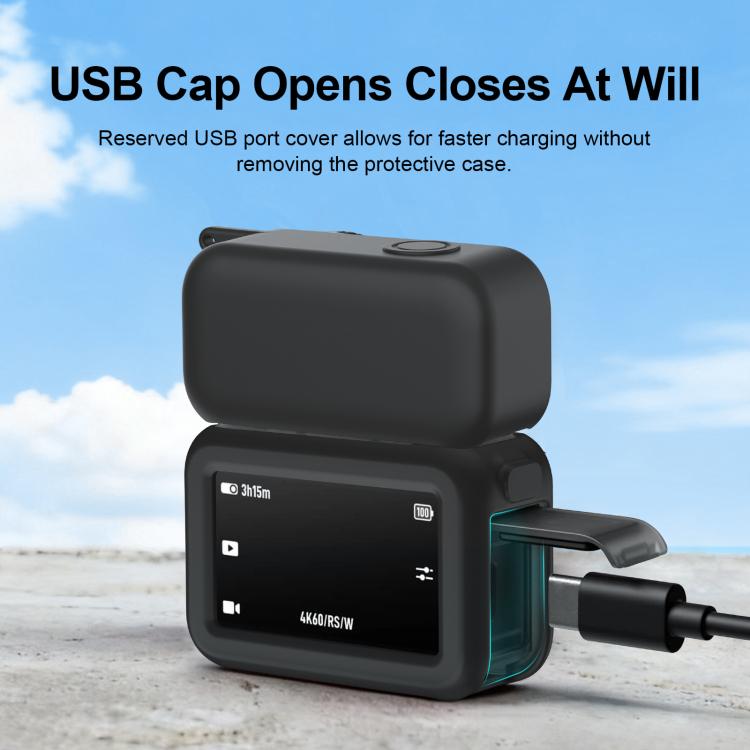 For DJI Osmo Nano Transmission Module & Lens & Body 3 in 1 Silicone Protective Cover