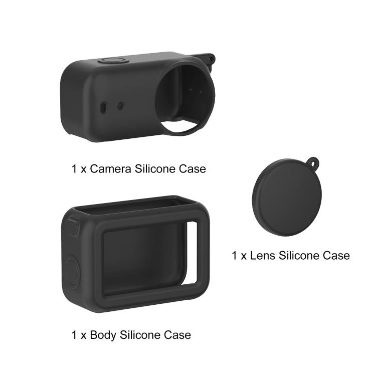 For DJI Osmo Nano Transmission Module & Lens & Body 3 in 1 Silicone Protective Cover