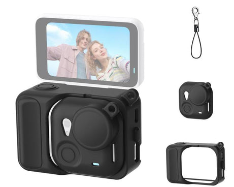 For Insta360 GO Ultra PULUZ 2 in 1 Silicone Expansion Module Body & Lens Cover