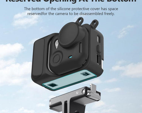 For Insta360 GO Ultra PULUZ 2 in 1 Silicone Expansion Module Body & Lens Cover