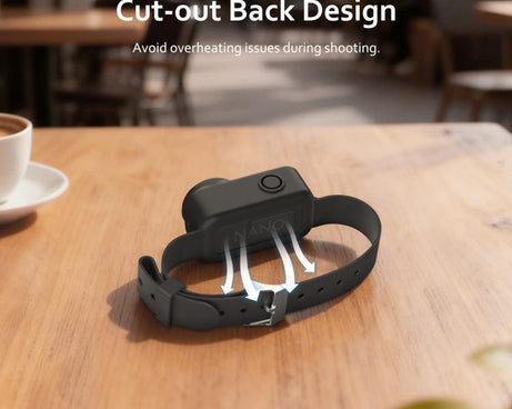 For DJI Osmo Nano Body Silicone Expansion Wrist Strap Cover Pet Collar Mount