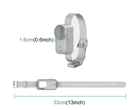 For DJI Osmo Nano Body Silicone Expansion Wrist Strap Cover Pet Collar Mount, For DJI Osmo Nano Body