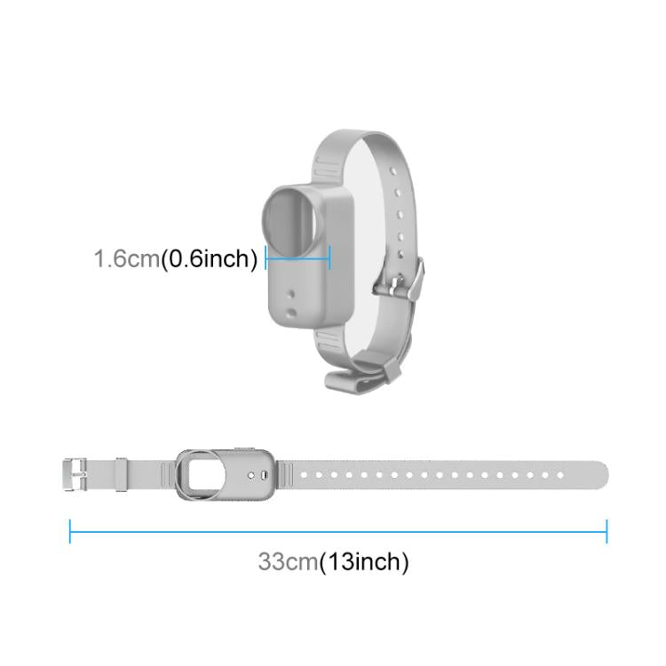 For DJI Osmo Nano Body Silicone Expansion Wrist Strap Cover Pet Collar Mount, For DJI Osmo Nano Body